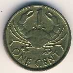 Сейшелы, 1 цент (1990–2004 г.)