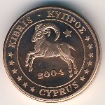 Кипр., 2 евроцента (2004 г.)